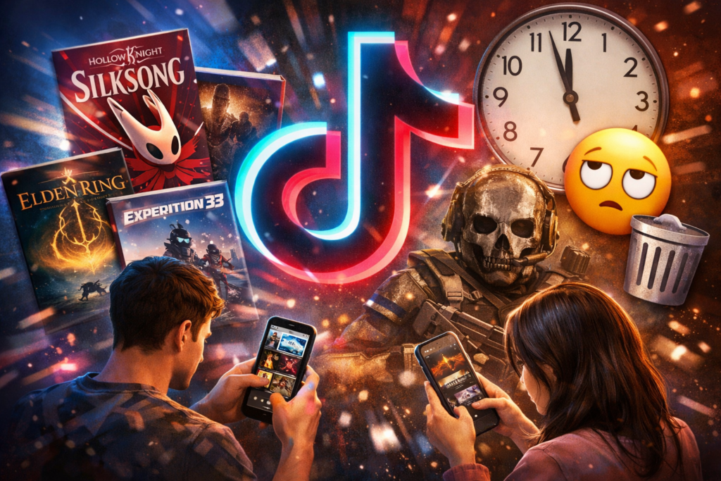 La TikTokización de los videojuegos y el consumo rápido de lanzamientos en la industria del videojuego.